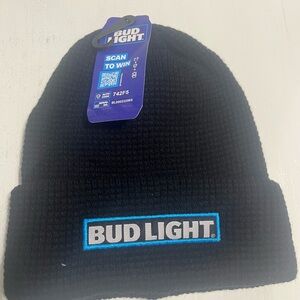 Bud Light Black Beanie